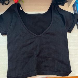 black crop top